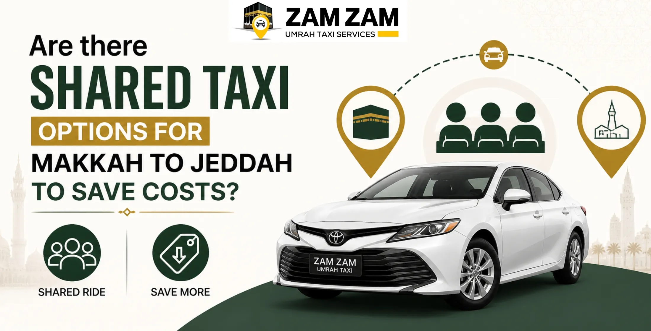 Are There Shared Taxi Options from Makkah to Jeddah?